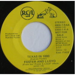 Foster And Lloyd Texas In 1880 Vinyl 7" USED