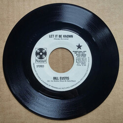 Billy Eustis Let It Be Known Vinyl 7" USED