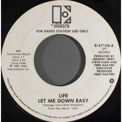 Life (18) Let Me Down Easy Vinyl 7" USED