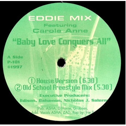 Eddie Mix / Carole Anne Baby Love Conquers All Vinyl 12" USED