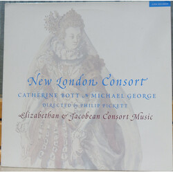 New London Consort / Catherine Bott / Michael George (3) / Philip Pickett Elizabethan & Jacobean Consort Music Vinyl LP USED