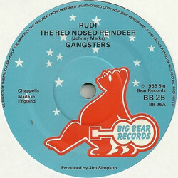 Gangsters (3) Rudi The Red Nosed Reindeer Vinyl 7" USED