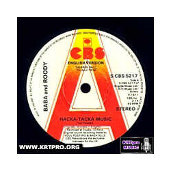 Baba & Roody Hacka Tacka Music Vinyl 7" USED
