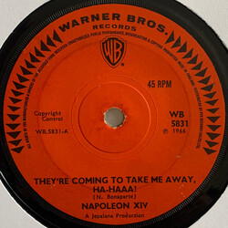 Napoleon XIV They're Coming To Take Me Away, Ha-Haaa! Vinyl 7" USED