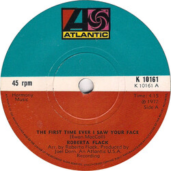 Roberta Flack The First Time Ever I Saw Your Face Vinyl 7" USED