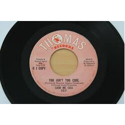 Cash McCall It's Wonderful (To Be In Love) Vinyl 7" USED