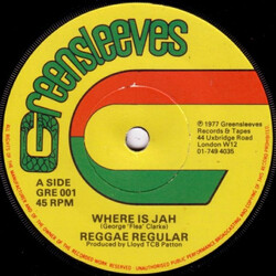 Reggae Regular Where Is Jah Vinyl 7" USED