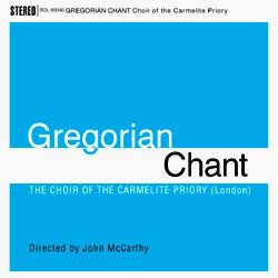 Choir Of The Carmelite Priory London / John McCarthy Gregorian Chant Vinyl LP USED