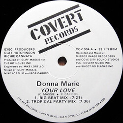 Donna Marie (2) Your Love Vinyl 12" USED