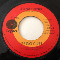 Peggy Lee Something / Whistle For Happiness USED VINYL 7INCH 45 RPM SINGLE