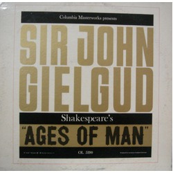 John Gielgud Shakespeare's Ages Of Man Vinyl LP USED