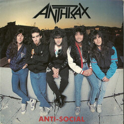 Anthrax Anti-Social Vinyl 7" USED