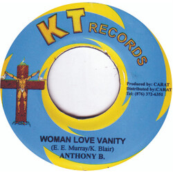 Anthony B Woman Love Vanity USED VINYL 7INCH 45 RPM