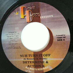 Determine / Action K / Turbulence (4) Nuh Turn It Off / Proud To Be Black USED VINYL 7INCH 45 RPM STEREO