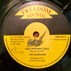 Sadonians Goodbye My Love Vinyl 7" USED
