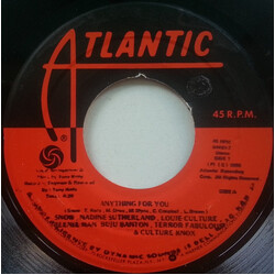Snow (2) / Nadine Sutherland / Louie Culture / Beenie Man / Buju Banton / Terror Fabulous / Kulcha Knox Anything For You Vinyl 7" USED