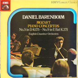 Wolfgang Amadeus Mozart / Daniel Barenboim / English Chamber Orchestra Two Piano Concertos: No. 5 In D, K.175 • No. 9 In E Flat, K.271 Vinyl LP USED