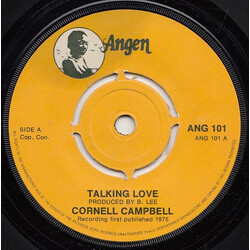 Cornell Campbell Talking Love Vinyl 7" USED