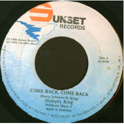 Humpty King Come Back, Come Back Vinyl 7" USED