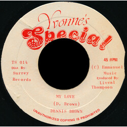 Dennis Brown My Love Vinyl 7" USED