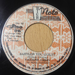 Daughter Cherry / The Revolutionaries Babylon You Guilty / Babylon A Dub Vinyl 7" USED