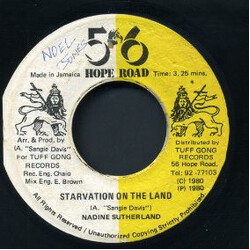 Nadine Sutherland Starvation On The Land Vinyl 7" USED