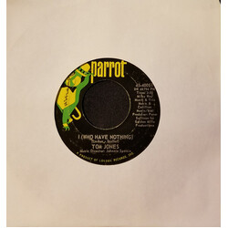 Tom Jones I (Who Have Nothing) / Stop Breaking My Heart Vinyl 7" USED