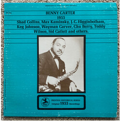 Benny Carter 1933 Vinyl LP USED
