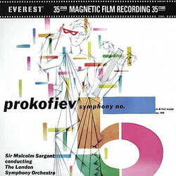 Sergei Prokofiev / Sir Malcolm Sargent / London Symphony Orchestra Symphony No. 5 In B Flat Major, Op. 100 Vinyl LP USED