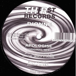 Dionne (3) Apologise Vinyl 12" USED