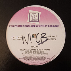 Today I Wanna Come Back Home USED VINYL 12INCH 33 S RPM PROMO