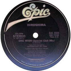 Hiroshima (3) One Wish USED VINYL 12INCH 33 S RPM PROMO STEREO