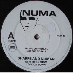 Sharpe & Numan / Gary Numan New Thing From London Town Vinyl 12" USED