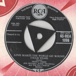 Perry Como / Mitchell Ayres And His Orchestra / The Ray Charles Singers Love Makes The World Go 'Round (Yeah Yeah) / Mandolins In The Moonlight Vinyl 