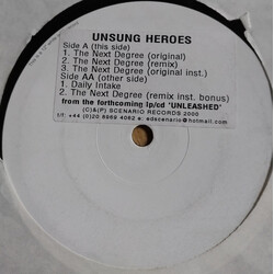 Unsung Heroes The Next Degree / Daily Intake Vinyl 12" USED