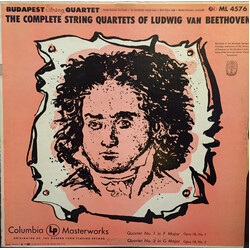 Budapest String Quartet / Ludwig van Beethoven Quartet No.1 In F Major Op.18, No.1 / Quartet No.2 In G Major Op.18, No.2 Vinyl LP USED