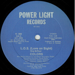 Colors (3) L.O.S. (Love On Sight) Vinyl 12" USED