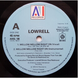 Lowrell Simon Mellow Mellow Right On Vinyl 12" USED