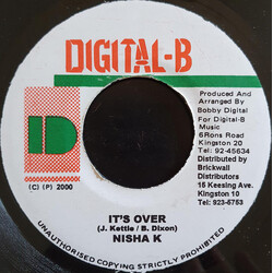 Neisha K It's Over Vinyl 7" USED