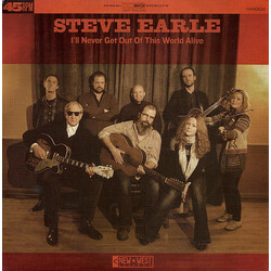 Steve Earle I'll Never Get Out Of This World Alive Vinyl 7" USED
