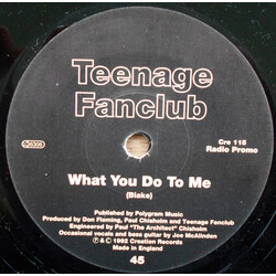 Teenage Fanclub What You Do To Me Vinyl 7" USED