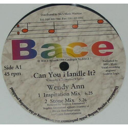 Wendy Can You Handle It? Vinyl 12" USED