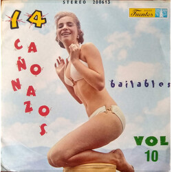 Various 14 Cañonazos Bailables Vol 10 Vinyl LP USED