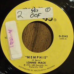 Lonnie Mack Memphis / Down In The Dumps Vinyl 7" USED