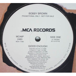 Bobby Brown Good Enough USED VINYL 12INCH 33 S RPM SINGLE PROMO