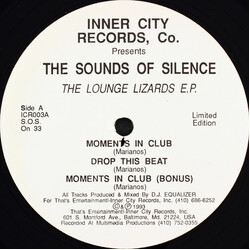 The Sounds Of Silence The Lounge Lizards E.P. Vinyl 12" USED