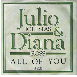Julio Iglesias / Diana Ross All Of You Vinyl 7" USED