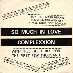 Complexxion So Much In Love Vinyl 7" USED
