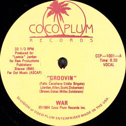 War Groovin USED VINYL 12INCH 33 S RPM