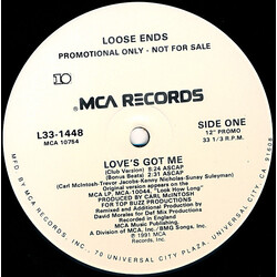 Loose Ends Love's Got Me Vinyl 12" USED